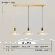Lustre Pendente 3 Lâmpadas Cristal e Cobre Luxo Moderno