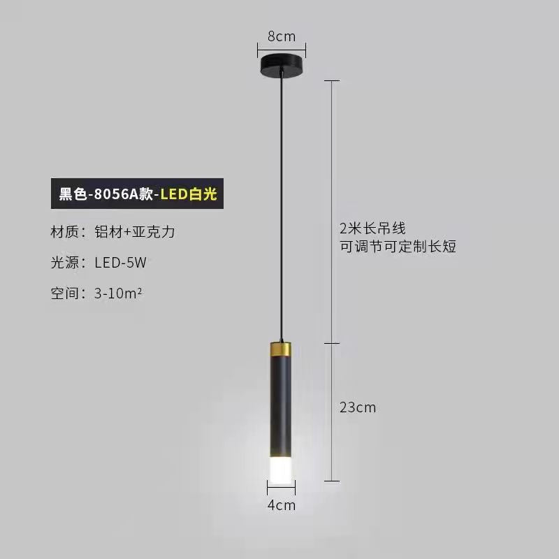 Lustre Pendente Cabeceira Moderno com Luz Quente Luxuoso