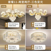 Lustre de Cristal transparente design contemporâneo elegante