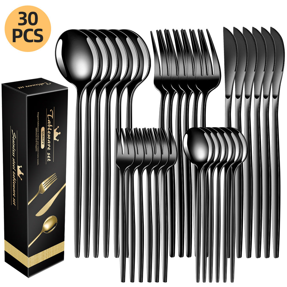 Talheres inox premium acabamento polido