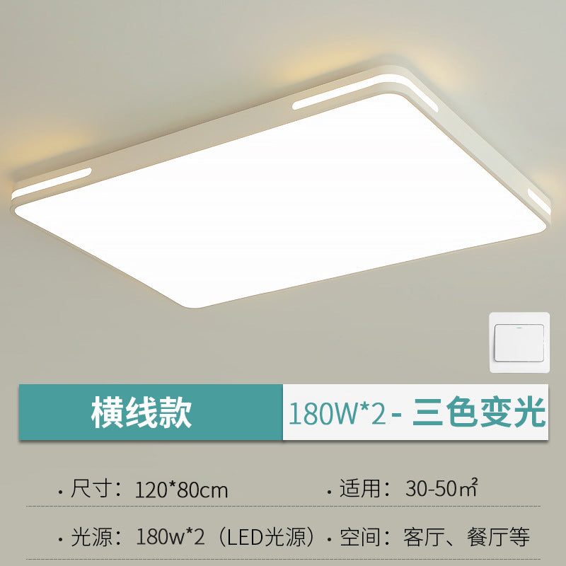 Lustre LED Redondo com Controle de Voz e Proteção Ocular