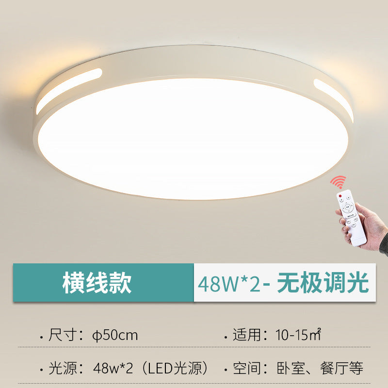 Lustre LED Redondo com Controle de Voz e Proteção Ocular