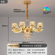 Lustre Cristal para Sala design inovador pós-moderno
