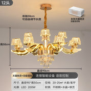 Dimensões técnicas Lustre de Cristal Luxo Acessível