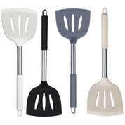 Kit completo utensílios silicone cozinha em cores variadas