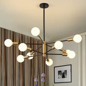 Lustre Molecular Industrial Retrô 110V - Estilo Americano