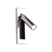 Arandela de leitura de embutir para cabeceira de cama estilo luxo com controle de intensidade de luz