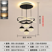 Lustre LED Moderno Minimalista para Sala e Quarto - Luxo Acessível
