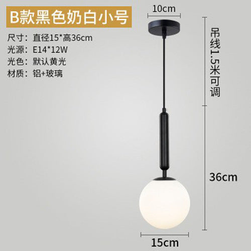 Pendente design escandinavo esfera vidro branco minimalista iluminado
