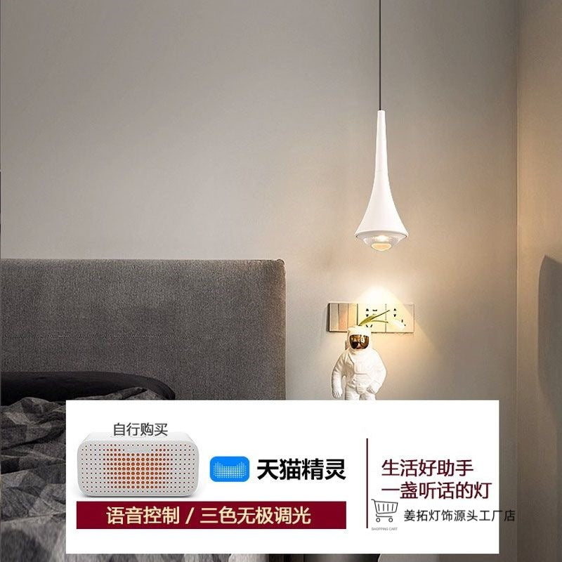 Luminária pendente ajustável estilo minimalista em metal preto fosco