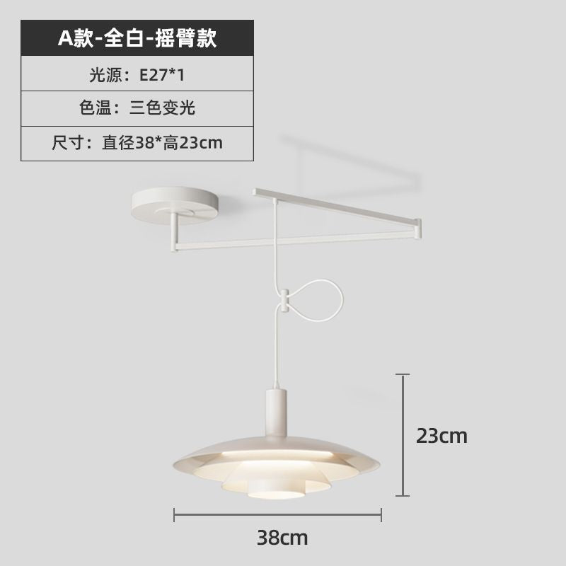 Luminária pendente UFO nórdica design minimalista contemporâneo