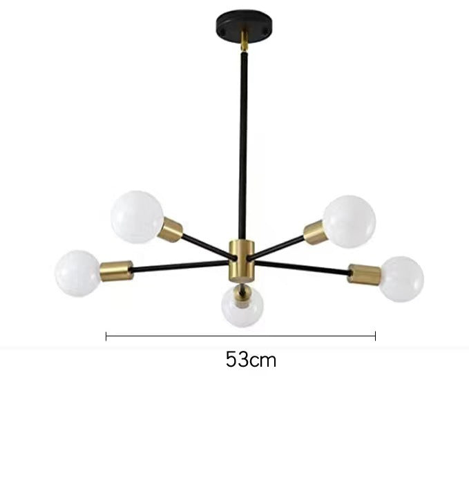 Lustre Molecular Industrial Retrô 110V - Estilo Americano